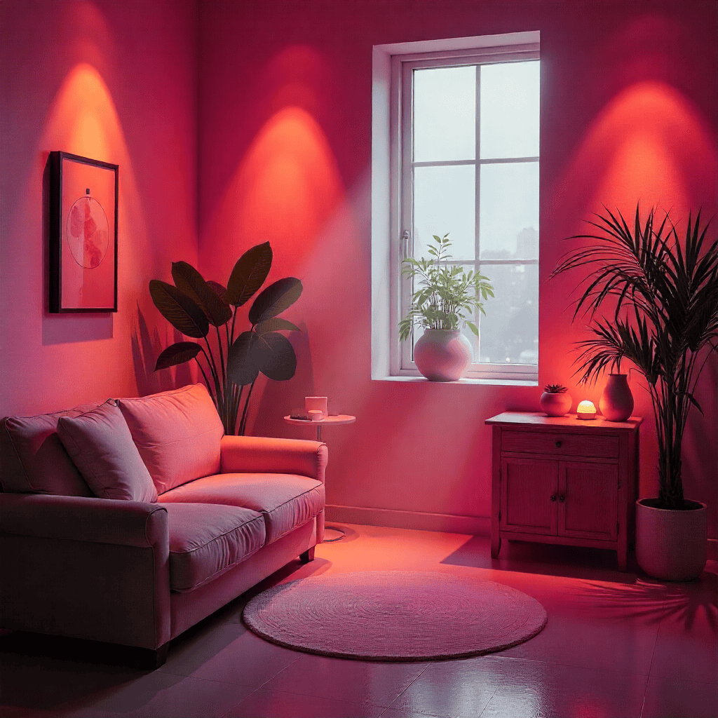 Artisanaigifts dramatic event setup with lighting and décor